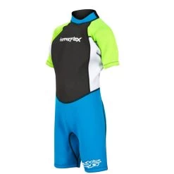 Hyperflex Access Child's 2mm Backzip Springsuit Wetsuit - Blue/Green 7 Hyperflex Access Child's 2mm Backzip Springsuit Wetsuit - Blue/Green -Passion Sports Store 0001 XA620CB 80 bz shorty green blue QUARTER