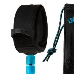 Creatures 5' Reliance Lite Leash - Cyan Speckle/Black -Passion Sports Store 0001 lite5speckle