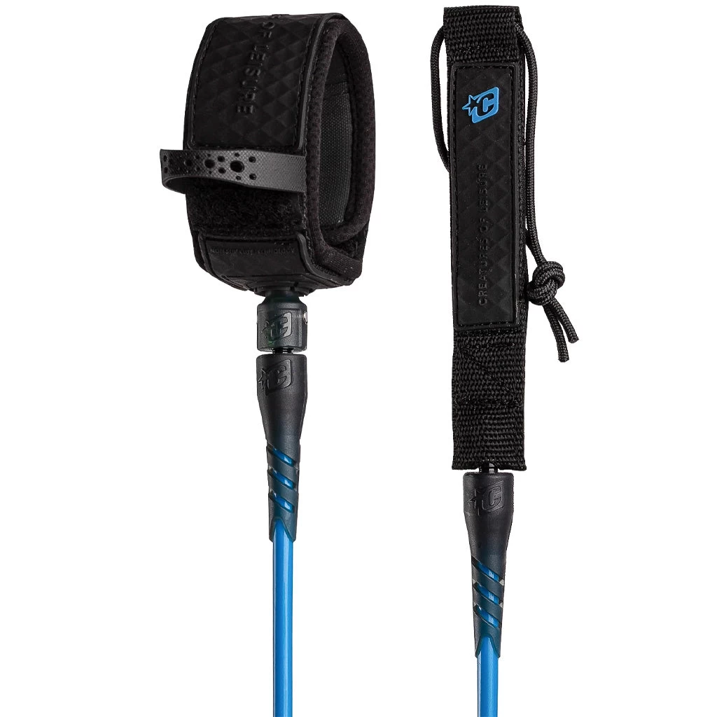 Creatures 9' Reliance Longboard Ankle Leash - Royal Blue/Black 3 Creatures 9' Reliance Longboard Ankle Leash - Royal Blue/Black - Image 2