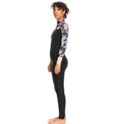 Roxy Swell Series Womens 4/3mm Back Zip Wetsuit -Anthracite Paradise -Passion Sports Store 0002 erjw103124 roxy w kvj6 frt2