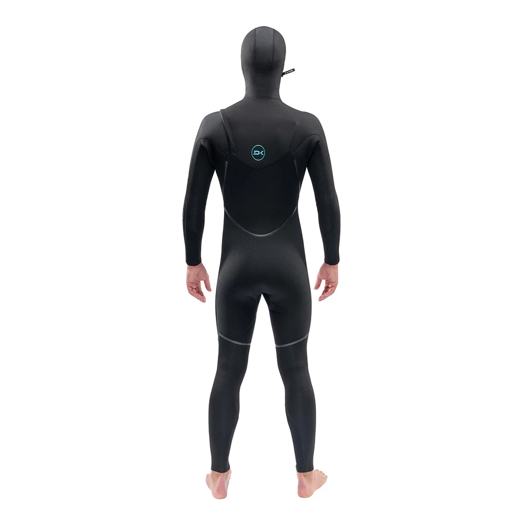Dakine Mens Mission 4/3mm Chest Zip Hooded Wetsuit - 22/Black 4 Dakine Mens Mission 4/3mm Chest Zip Hooded Wetsuit - 22/Black - Image 2