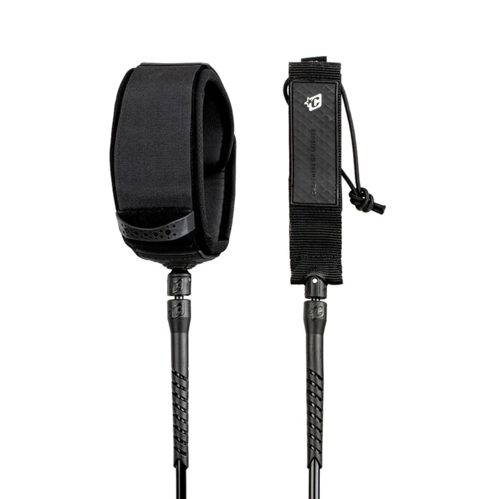 Creatures 10' SUP Ankle Leash - Black/Black 3 Creatures 10' SUP Ankle Leash - Black/Black