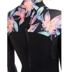 Roxy Swell Series Womens 4/3mm Back Zip Wetsuit -Anthracite Paradise -Passion Sports Store 0004 erjw103124 roxy w kvj6 bck2
