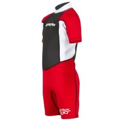 Hyperflex Access Child's 2mm Backzip Springsuit Wetsuit - Red/White -Passion Sports Store 0005 XA620CB 20 bz shorty red QUARTER