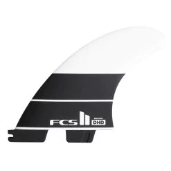 FCS II DHD Medium PC Tri Fin - Black/White