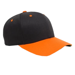 Pacific Headwear Cotton Blend Hook-And-Loop Cap -Passion Sports Store 302C BKOR F