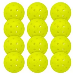 Franklin X-40 Outdoor Pickleball 12 Pack - Optic