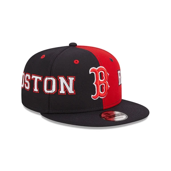 NEW ERA Boston Red Sox Team Split 59Fifty Snapback 3 NEW ERA Boston Red Sox Team Split 59Fifty Snapback