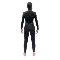 Dakine Womens Cyclone 5/4mm Zip Free Hooded Wetsuit - Black 9 Dakine Womens Cyclone 5/4mm Zip Free Hooded Wetsuit - Black -Passion Sports Store DK21W54HC WOMENS CYCLONE HOODED FULL SUIT2