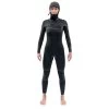 Dakine Womens Cyclone 5/4mm Zip Free Hooded Wetsuit - Black