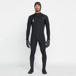 Volcom Modulator 4/3mm Chest Zip Wetsuit - Black FA23