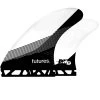 Futures Fins - DHD Honey Comb Tri Fin Set - Large - White/Black -Passion Sports Store dhd future fins large white black 69cc5bcd bbdd 4c80 b2df f9e601085b3f
