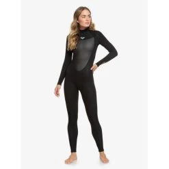 Roxy Prologue Womens 5/4/3mm Back Zip Wetsuit - Black 9 Roxy Prologue Womens 5/4/3mm Back Zip Wetsuit - Black -Passion Sports Store erjw103073 543prologuewomenbzgbs w kvj0 frt1