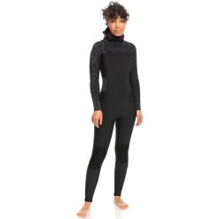 Roxy Swell Womens 5/4/3mm Hooded Wetsuit - Black