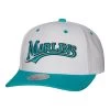 Mitchell & Ness Evergreen Pro Snapback Coop Florida Marlins -Passion Sports Store marlinswhitetrucker