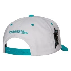 Mitchell & Ness Evergreen Pro Snapback Coop Florida Marlins -Passion Sports Store marlinswhitetrucker2