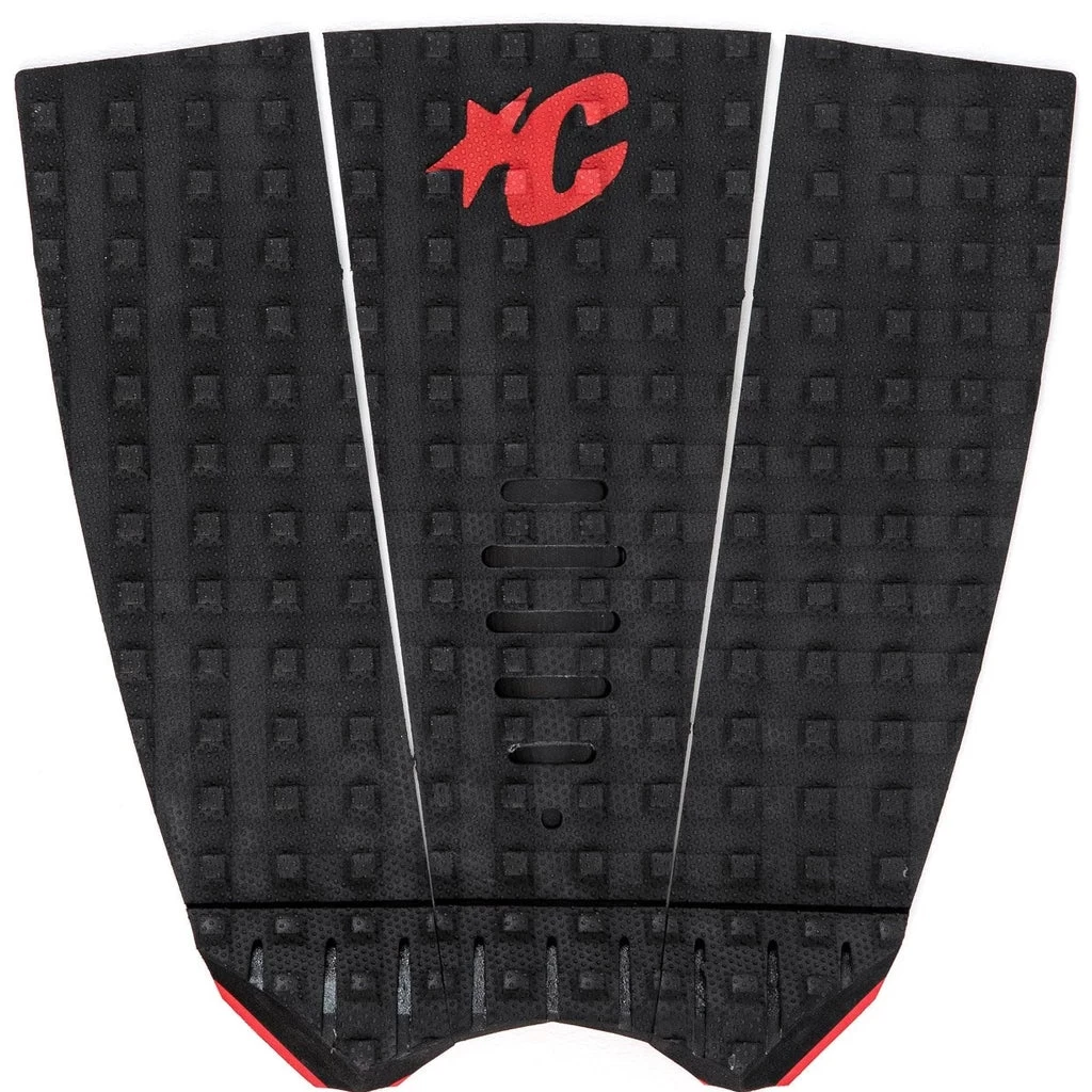 Creatures Mick Fanning Lite Traction Pad - Black/Red 3 Creatures Mick Fanning Lite Traction Pad - Black/Red