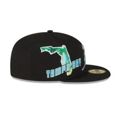 Tampa Bay Rays New Era Black Stateview 59Fifty Fitted Hat -Passion Sports Store online exclusive rays navy stateview florida patch 59fifty fitted hat the bay republic or team store of the tampa bay rays and rowdies 6 540x f44ce303 8489 4499 b7a3 ad0539a8e0a1