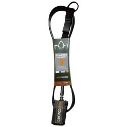 Stay Covered Standard Calf Surf Leash - 9' X 1/4" -Passion Sports Store standard leash black 9 7035f0da 548b 47e8 b016 2c629050f1a9