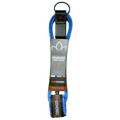 Stay Covered Standard Surf Leash - 7 'x 1/4" 16 Stay Covered Standard Surf Leash - 7 'x 1/4" -Passion Sports Store standard leash blue 7