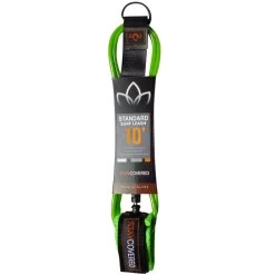 Stay Covered Standard Surf Leash - 10' X 1/4" 12 Stay Covered Standard Surf Leash - 10' X 1/4" -Passion Sports Store standard leash lime 10