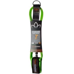 Stay Covered Standard Surf Leash - 7 'x 1/4" 12 Stay Covered Standard Surf Leash - 7 'x 1/4" -Passion Sports Store standard leash lime 7