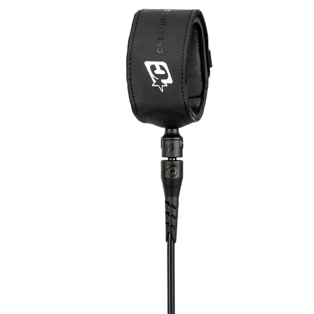 Creatures 6' Superlite Lite Leash - Black/Silver 4 Creatures 6' Superlite Lite Leash - Black/Silver - Image 2