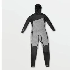 Volcom Modulator 4/3mm Hooded Chest Zip Wetsuit - Black FA23 -Passion Sports Store vlcm 0003 Layer6