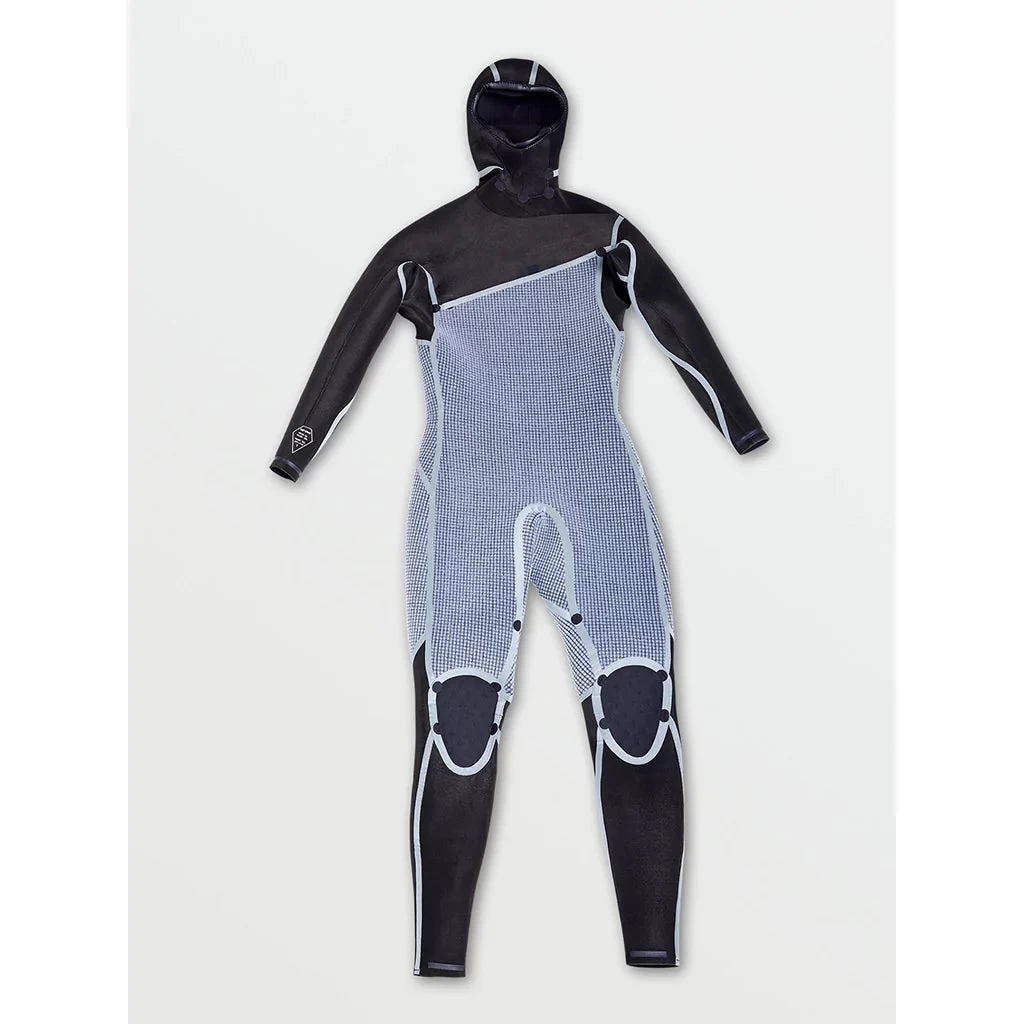 Volcom Modulator 5/4/3mm Hooded Chest Zip Wetsuit - Black - W23 8 Volcom Modulator 5/4/3mm Hooded Chest Zip Wetsuit - Black - W23 - Image 6