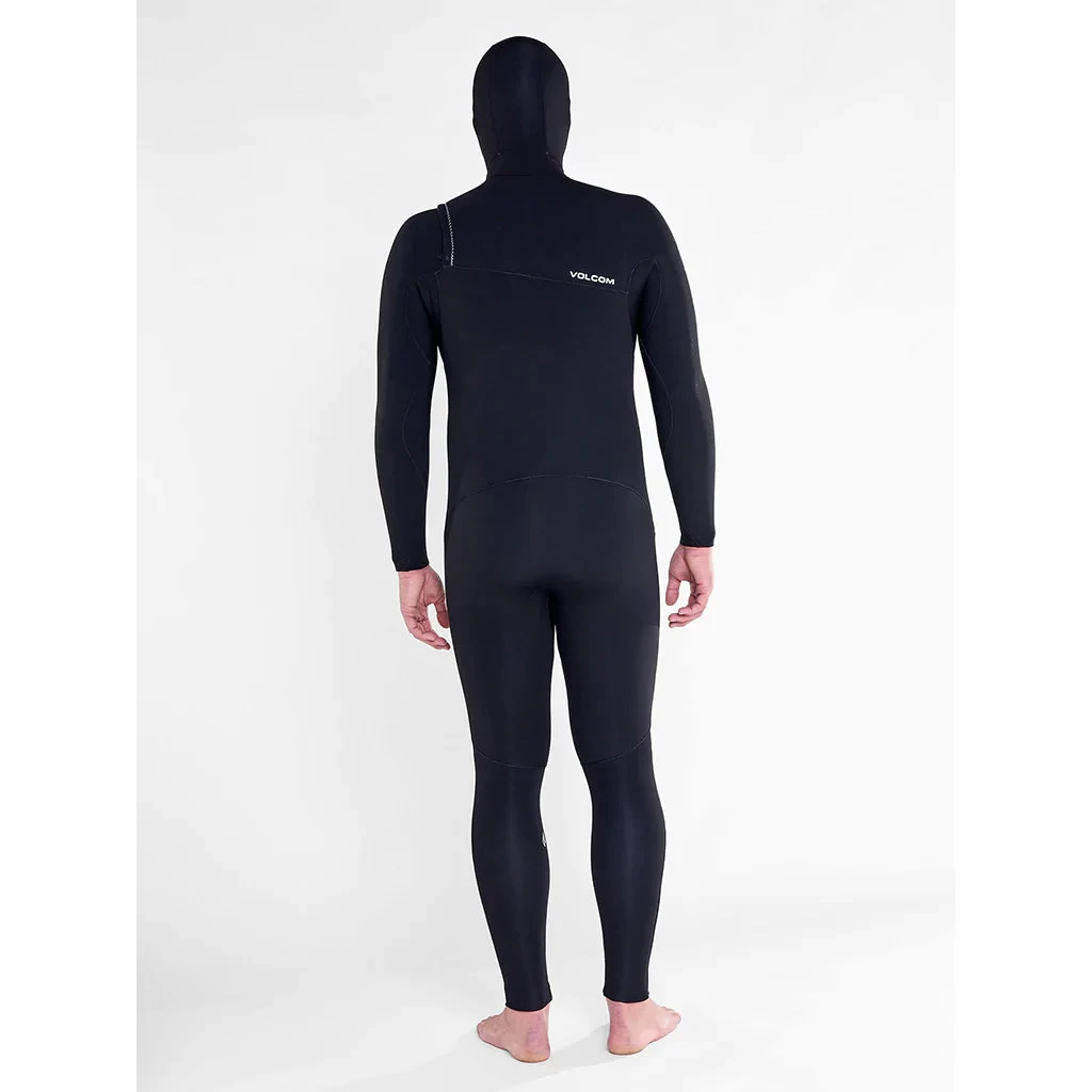 Volcom Modulator 5/4/3mm Hooded Chest Zip Wetsuit - Black - W23 6 Volcom Modulator 5/4/3mm Hooded Chest Zip Wetsuit - Black - W23 - Image 4