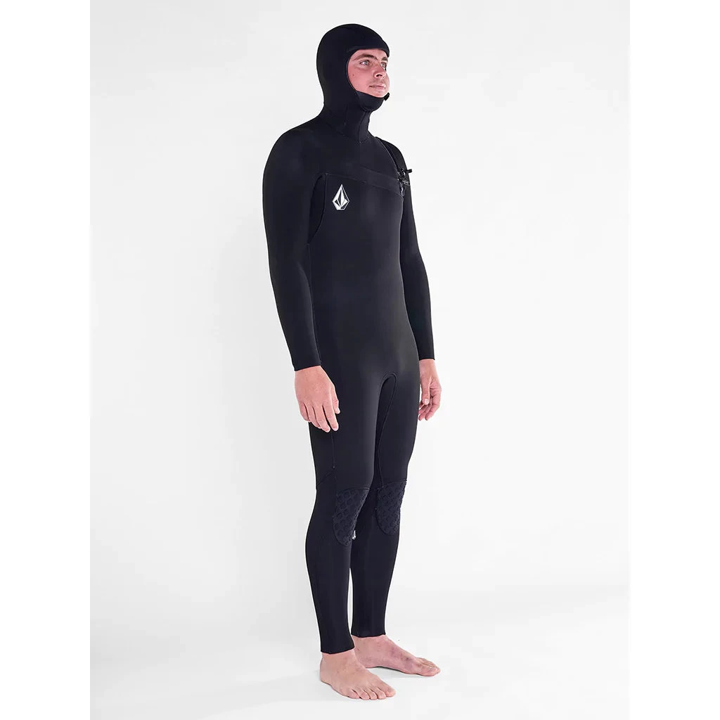 Volcom Modulator 5/4/3mm Hooded Chest Zip Wetsuit - Black - W23 4 Volcom Modulator 5/4/3mm Hooded Chest Zip Wetsuit - Black - W23 - Image 2